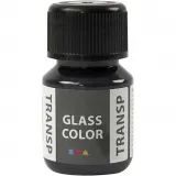 Glass Color Transparent, Schwarz, 30 ml/ 1 Fl.