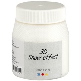 3D Strukturschnee, Weiß, 250 ml/ 1 Dose