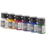 Glass Color Frost, Sortierte Farben, 6x30 ml/ 1 Pck