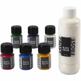 Glass Color Frost, Sortierte Farben, 6x30 ml/ 1 Pck