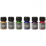 Glass Color Metal, Sortierte Farben, 6x30 ml/ 1 Pck