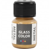 Glass Color Metal, Gold, 30 ml/ 1 Fl.