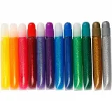 Glitzerkleber, 12x10 ml/ 1 Pck