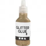 Glitzerkleber, Gold, 25 ml/ 1 Fl.