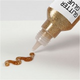 Glitzerkleber, Gold, 25 ml/ 1 Fl.