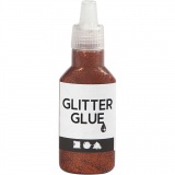 Glitzerkleber, Orange, 25 ml/ 1 Fl.