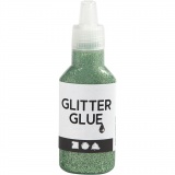 Glitzerkleber, Grün, 25 ml/ 1 Fl.