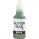 Glitzerkleber, Grün, 25 ml/ 1 Fl.