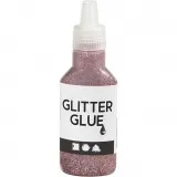 Glitzerkleber, Rosa, 25 ml/ 1 Fl.