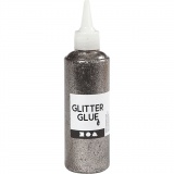 Glitzerkleber, Silber, 118 ml/ 1 Fl.