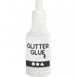 Glitzerkleber, Holographisch Weiß, 25 ml/ 1 Fl.