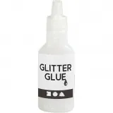 Glitzerkleber, Holographisch Weiß, 25 ml/ 1 Fl.