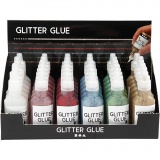 Glitzerkleber, 36x25 ml/ 1 Pck