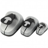 Stanzer-Set, Pilz, Größe 25+50+75 mm, 3 Stk/ 1 Pck