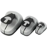Stanzer-Set, Pilz, Größe 25+50+75 mm, 3 Stk/ 1 Pck
