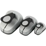 Stanzer-Set, Ei, Größe 25+50+76 mm, 3 Stk/ 1 Pck