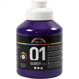 Acrylfarbe, glänzend, Violett, 500 ml/ 1 Fl.