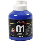 Acrylfarbe, glänzend, Blau, 500 ml/ 1 Fl.