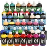 Acrylfarbe, Sortierte Farben, 45x500 ml/ 1 Pck