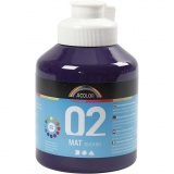 Acrylfarbe Matt, Violett, 500 ml/ 1 Fl.