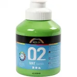 Acrylfarbe Matt, Hellgrün, 500 ml/ 1 Fl.