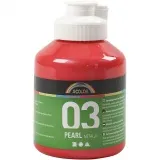 Metallic-Acrylfarbe, Metallic, Rot, 500 ml/ 1 Fl.