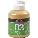 Metallic-Acrylfarbe, Metallic, Gold, 500 ml/ 1 Fl.