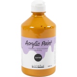Glitter-Acrylfarbe, Sortierte Farben, 6x500 ml/ 1 Pck
