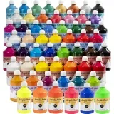 Acrylfarbe, Sortierte Farben, 57x500 ml/ 1 Pck