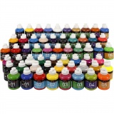 A-Color Acrylfarbe, Sortierte Farben, 57x500 ml/ 1 Pck