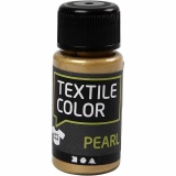 Textilfarbe, Perlmutt, Gold, 50 ml/ 1 Fl.