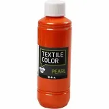 Textilfarbe, Perlmutt, Orange, 250 ml/ 1 Fl.