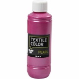 Textilfarbe, Perlmutt, Zyklam, 250 ml/ 1 Fl.