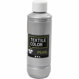 Textilfarbe, Perlmutt, Silber, 250 ml/ 1 Fl.