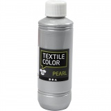 Textilfarbe, Perlmutt, Silber, 250 ml/ 1 Fl.