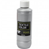 Textilfarbe, Perlmutt, Silber, 250 ml/ 1 Fl.