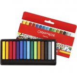 CARAN D’ACHE Neocolor I - Ölkreide, Junior, L 5 cm, Dicke 8,5 mm, Sortierte Farben, 15 Stk/ 1 Pck
