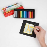 CARAN D’ACHE Neocolor I - Ölkreide, Junior, L 5 cm, Dicke 8,5 mm, Sortierte Farben, 15 Stk/ 1 Pck