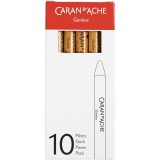 CARAN D’ACHE Neocolor I - Ölkreide, L 10 cm, Dicke 8,5 mm, Ocker (035), 10 Stk/ 1 Pck