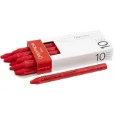 CARAN D’ACHE Neocolor I - Ölkreide, L 10 cm, Dicke 8,5 mm, Scharlachrot (070), 10 Stk/ 1 Pck
