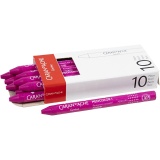 CARAN D’ACHE Neocolor I - Ölkreide, L 10 cm, Dicke 8,5 mm, Purpur (090), 10 Stk/ 1 Pck