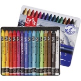 CARAN D’ACHE Neocolor II, L 10 cm, Dicke 8,5 mm, Sortierte Farben, 15 Stk/ 1 Pck
