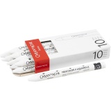 CARAN D’ACHE Neocolor II, L 10 cm, Dicke 8,5 mm, Weiß (001), 10 Stk/ 1 Pck