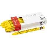 CARAN D’ACHE Neocolor II, L 10 cm, Dicke 8,5 mm, Gelb (010), 10 Stk/ 1 Pck