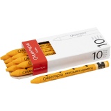 CARAN D’ACHE Neocolor II, L 10 cm, Dicke 8,5 mm, Orange (030), 10 Stk/ 1 Pck