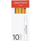 CARAN D’ACHE Neocolor II, L 10 cm, Dicke 8,5 mm, Orange (030), 10 Stk/ 1 Pck