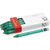 CARAN D’ACHE Neocolor II, L 10 cm, Dicke 8,5 mm, Smaragdgrün (210), 10 Stk/ 1 Pck