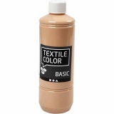 Textilfarbe, Hellbeige, 500 ml/ 1 Fl.