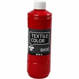 Textilfarbe, Rot, 500 ml/ 1 Fl.