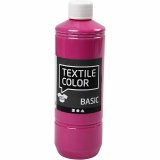 Textilfarbe, Pink, 500 ml/ 1 Fl.